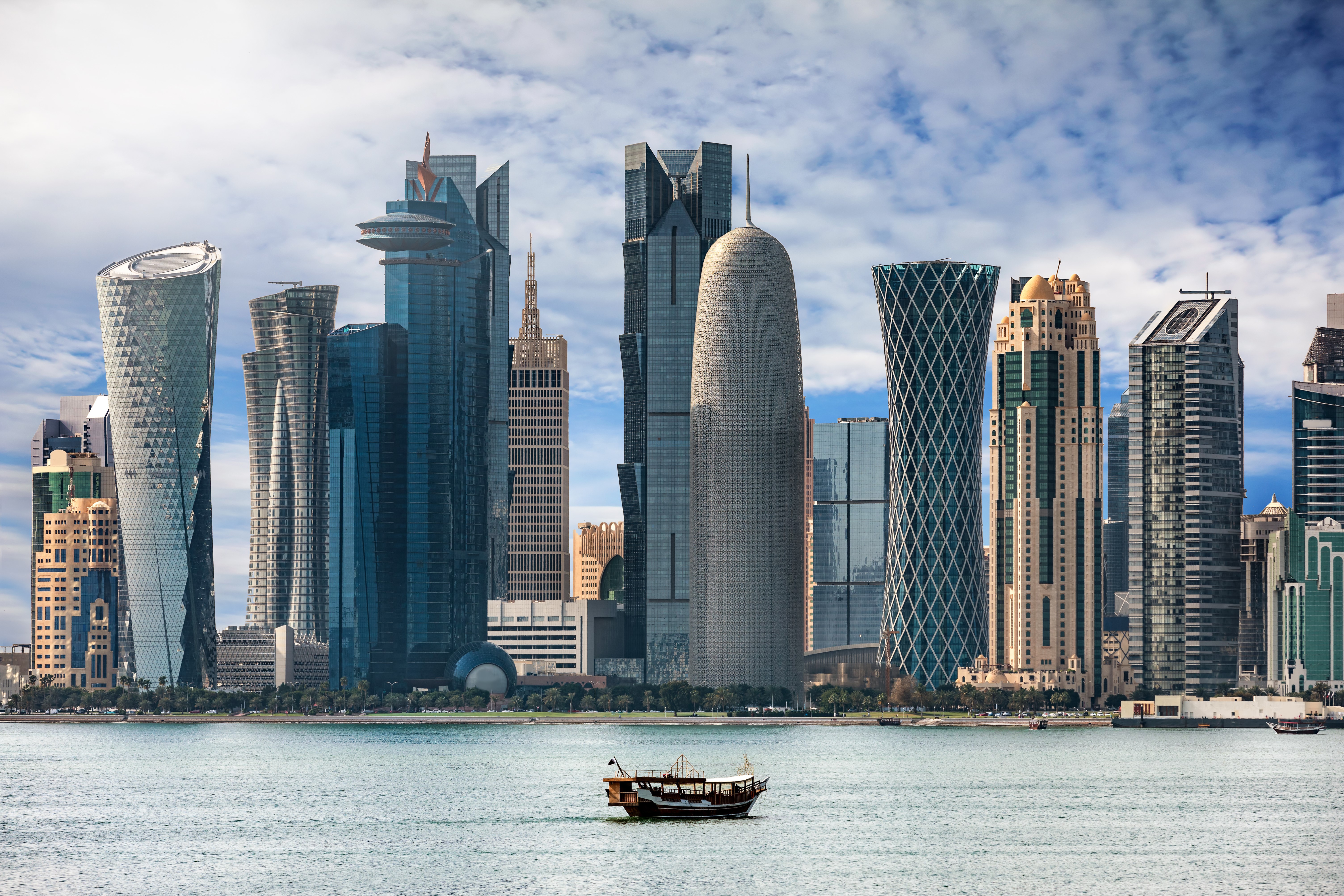 Image of Doha Qatar skyscrapers