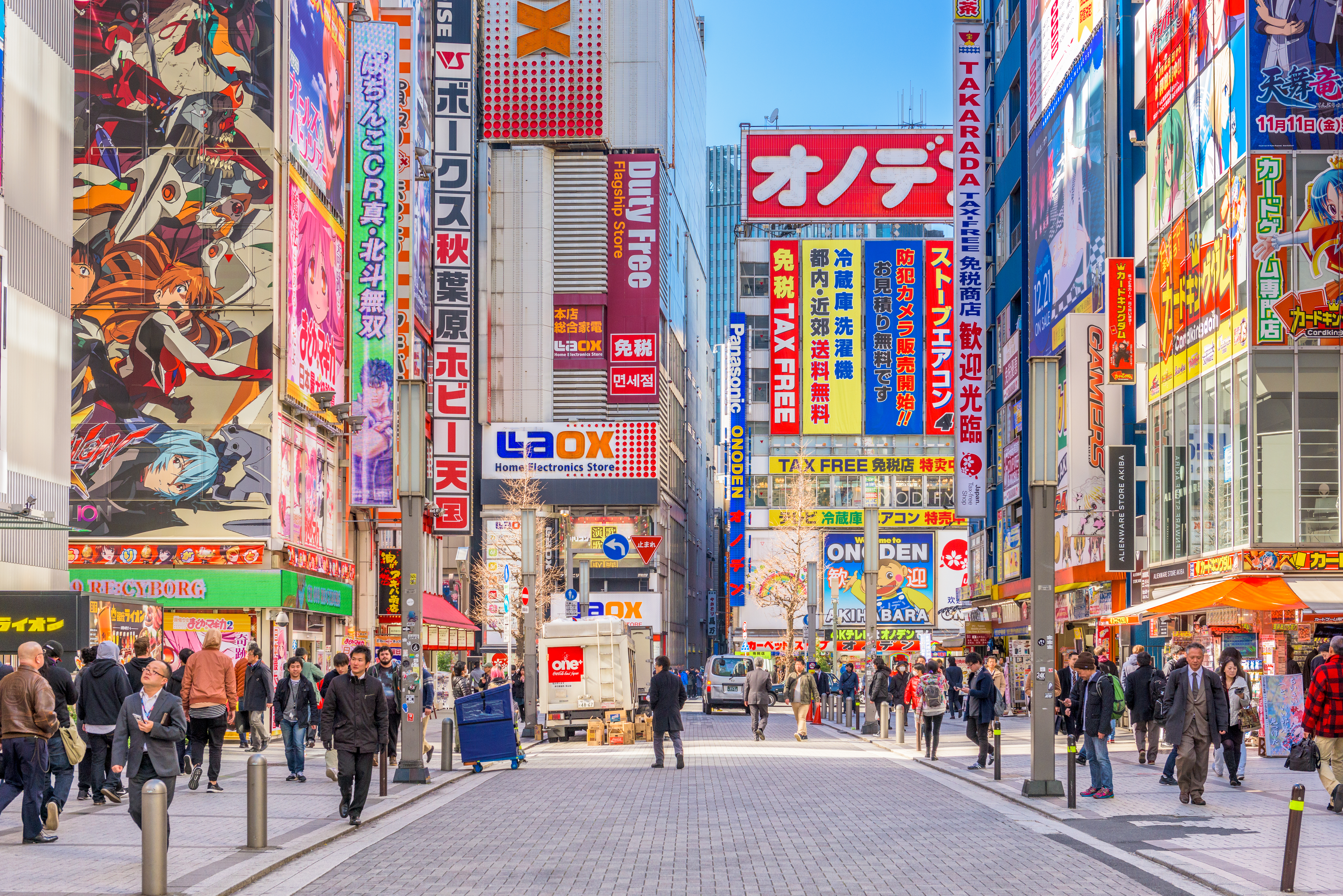 Japan Tokyo city street